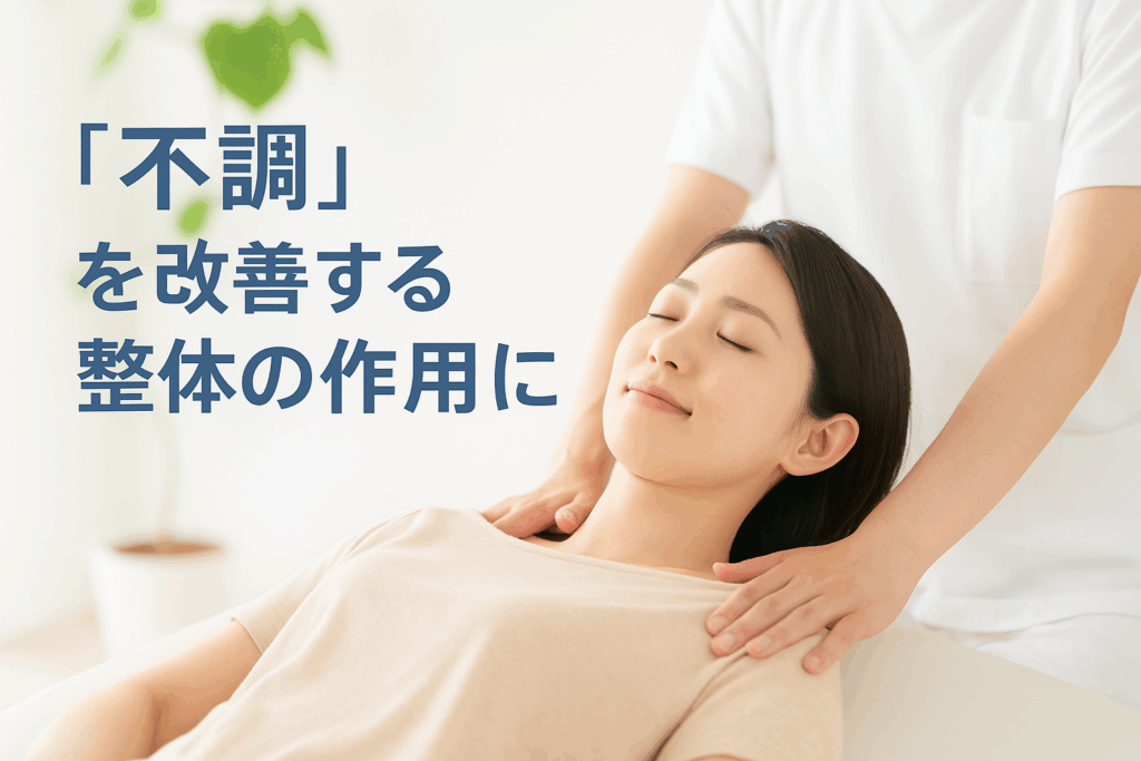 なぜ“原因不明の不調”は整体で改善することがあるのか？