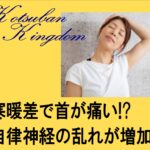 寒暖差で首が痛い？八王子で増えている“自律神経タイプの首こり”とは