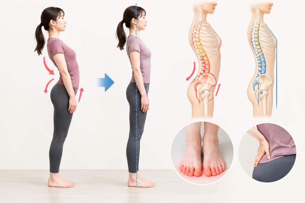 反り腰を改善するには？筋肉だけでなく体の使い方も重要
